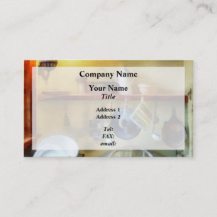 Cartão De Visita Cozinha de Fazenda do Século 19