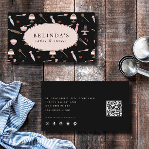 Cartão De Visita Cozinhar de panificação e Cozinhar Utensílios de p