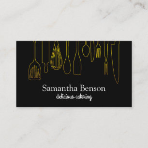 Cartão De Visita Cozinhar e restauração de moinhos modernos