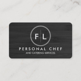 Cartão De Visita Cozinheiro chefe do conselho de corte/cartão de