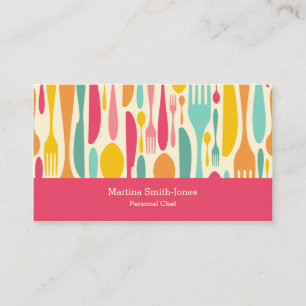 Cartão De Visita Cozinheiro chefe pessoal