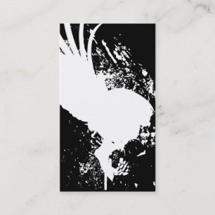 Cartão De Visita crânio do vôo