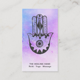 Cartão De Visita *~* Cratera da Lua Hamsa Mão da Fátima