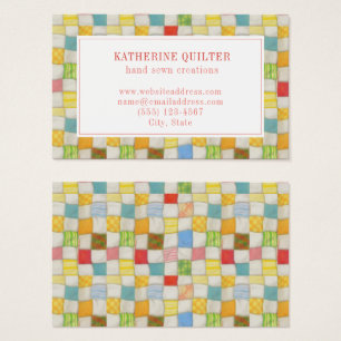 Cartão de visita CRAZY QUILT Oceana 3.54x2.165