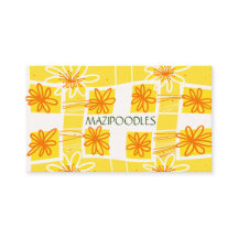 Creative Floral Personal - Verificação Amarelo - L