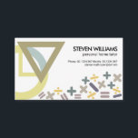 Cartão De Visita Creative Mathematics Symbols Motif Tutor<br><div class="desc">Design apresenta um motif de símbolos matemáticos castanhos criativos. Na parte superior do cartão está o seu nome prestigiado e cargo, com os detalhes de contato logo abaixo. Há um logotipo oculto de "pi" de ouro no canto inferior esquerdo, para torná-lo visível. No verso, num cobrir branco, o logótipo "pi"...</div>