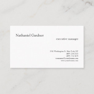 Cartão De Visita Creative Modern Minimalist sem precedentes