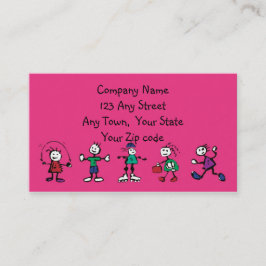 Cartão De Visita creches, infantários, professores ou babás