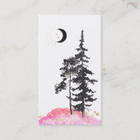 *~* Crescent Moon Trees Douradas Estrelas Brilhant