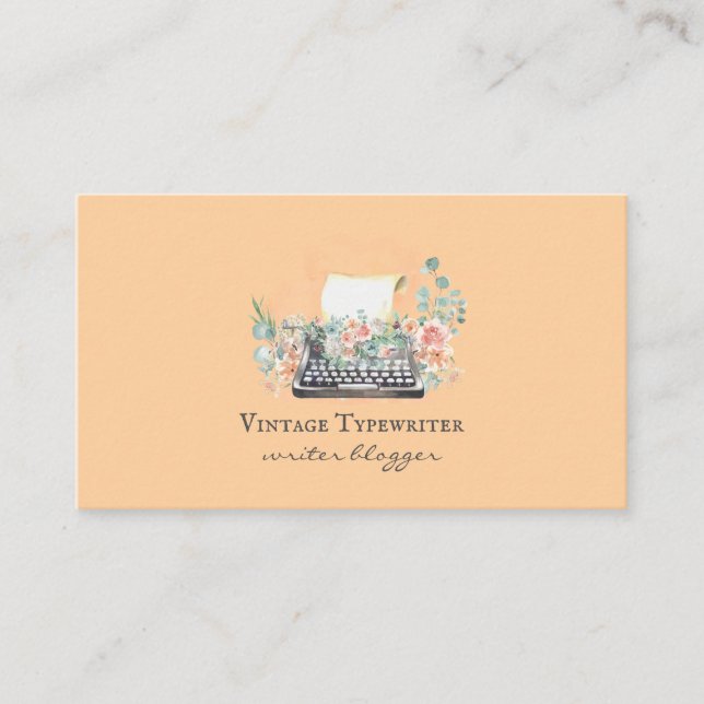 Cartão De Visita Criador de Aquarelas - Escritor de Blogueiros - La (Frente)