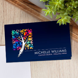 Cartão De Visita Criador de conteúdo - Criador de cópia - Escritor