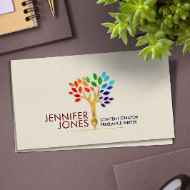 Cartão De Visita Criador de conteúdo - Criador de cópia - Escritor