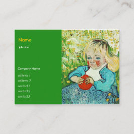 Cartão De Visita Criança com Laranja, 1890. Vincent van Gogh