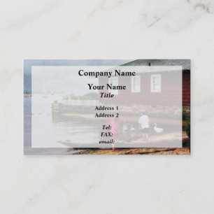 Cartão De Visita Crianças Brincando no Porto Essex CT