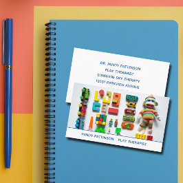 Cartão De Visita Crianças Brinquedos Terapistas Brincadeiras Infant