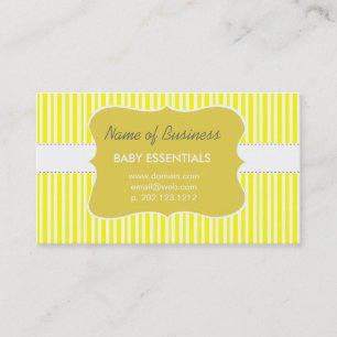 Cartão De Visita Crianças douradas bonitos disponíveis do bebê