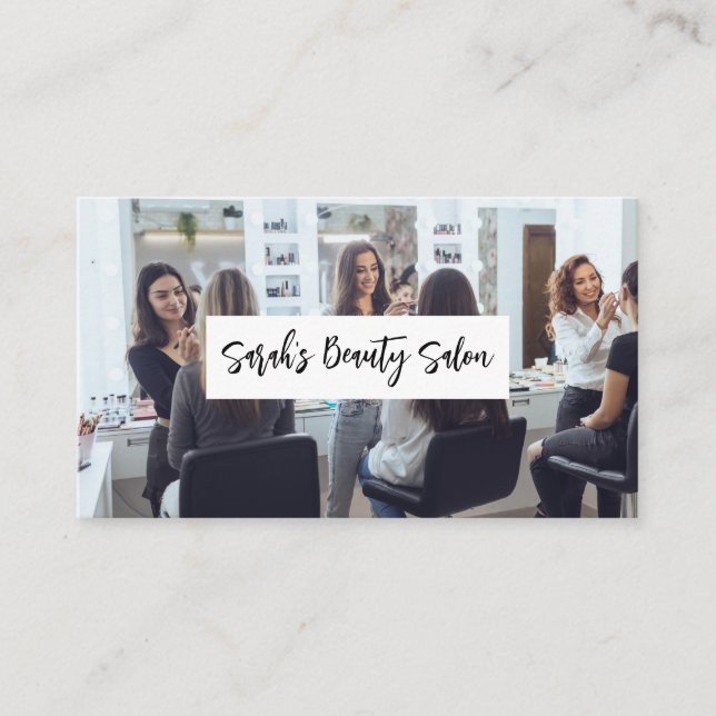 Cartão De Visita Criar Artista Trabalhando no Studio (Frente)