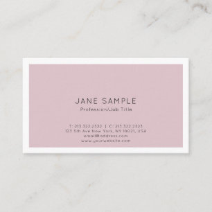 Cartão De Visita Criar seu próprio moderno profissional limpam o