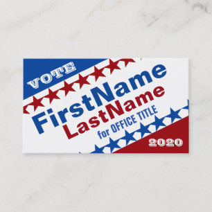 Cartão De Visita Criar um modelo da campanha