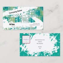 Cartão de visita criativo com QR - Víblias retroat