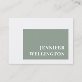 Cartão De Visita Criativo do Quadro Verde de Sinalização da Tipogra