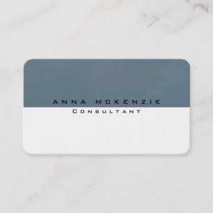 Cartão De Visita Criativo original branco azul cinzento na moda