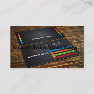 Cartão de visita criativo PSD Templete