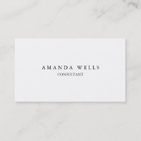 Criativo Simples Branco Atrativo Dois Lados