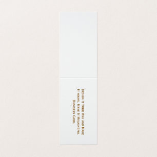 Cartão De Visita Crie seu Personalizado 2" x 7"