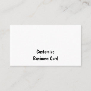 Cartão De Visita Crie seu Personalizado 3.5" x 2.0"