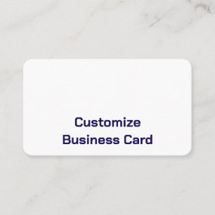 Cartão De Visita Crie seu Personalizado 3.5" x 2.0"
