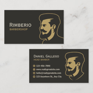 Cartão De Visita Crie seu próprio Compro de Barber Personalizado