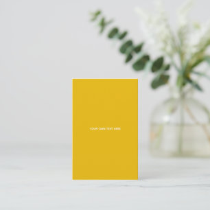 Cartão De Visita Crie Seu Próprio Design Amarelo Personalizado