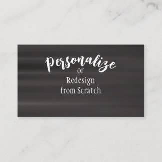 Cartão De Visita Crie seu próprio design personalizado