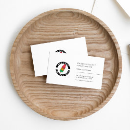 Cartão De Visita Crie seu próprio logotipo minimalista moderno