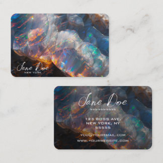 Cartão De Visita Crie seu próprio Opal natural