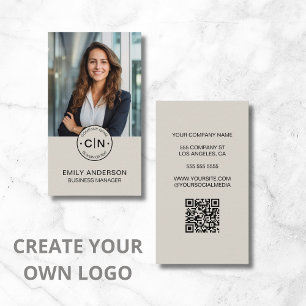 Cartão De Visita Crie seu próprio profissional de logotipo