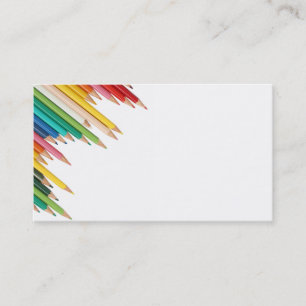 cartão de visita/Crie seus próprios lápis colorido