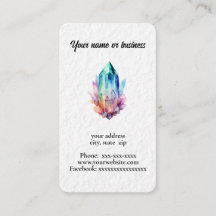 Cristais de aquarela