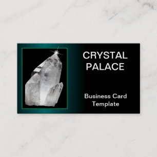 Cartão De Visita Cristais de cicatrização mineral