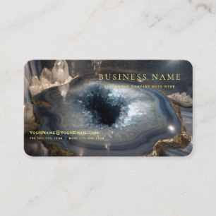 Cartão De Visita Cristal Geodo Metafísico 