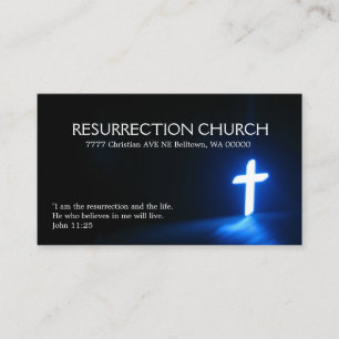 Cartão De Visita Cristandade Religião 
