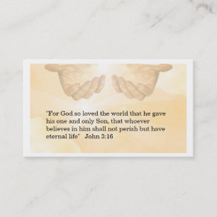 Cartão de visita cristão