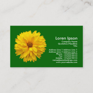 Cartão De Visita Cristão Amarelo - Verde-Grama