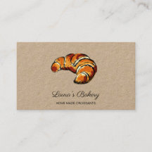 Croissants Home Bakery Rustic Vintage