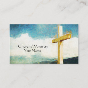 Cartão De Visita Cross Christian