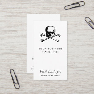 Cartão De Visita Crossbones