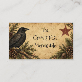 Cartão de Visita Crow Primitivo