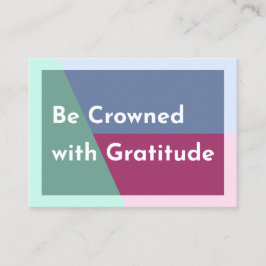 Cartão De Visita Crowned Cards