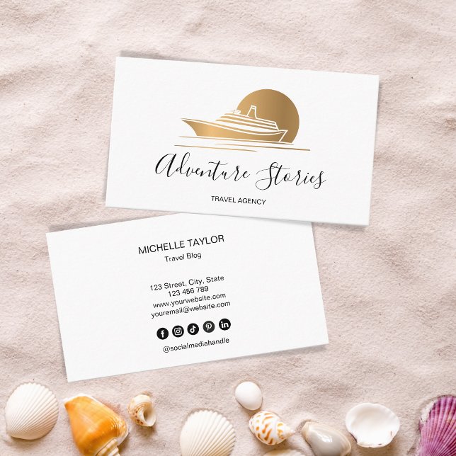 Cartão De Visita Cruzeiro do Mapa do Mundo Azul no Blog da Agência  (Criador carregado)